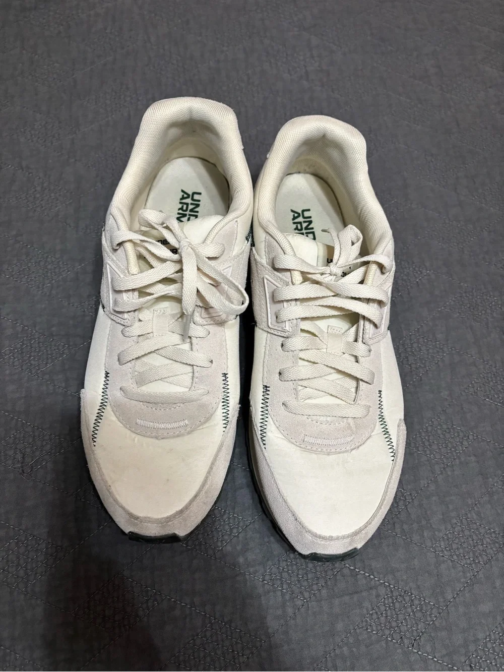 Under Armour Men's White Athletic Shoes Sneakers